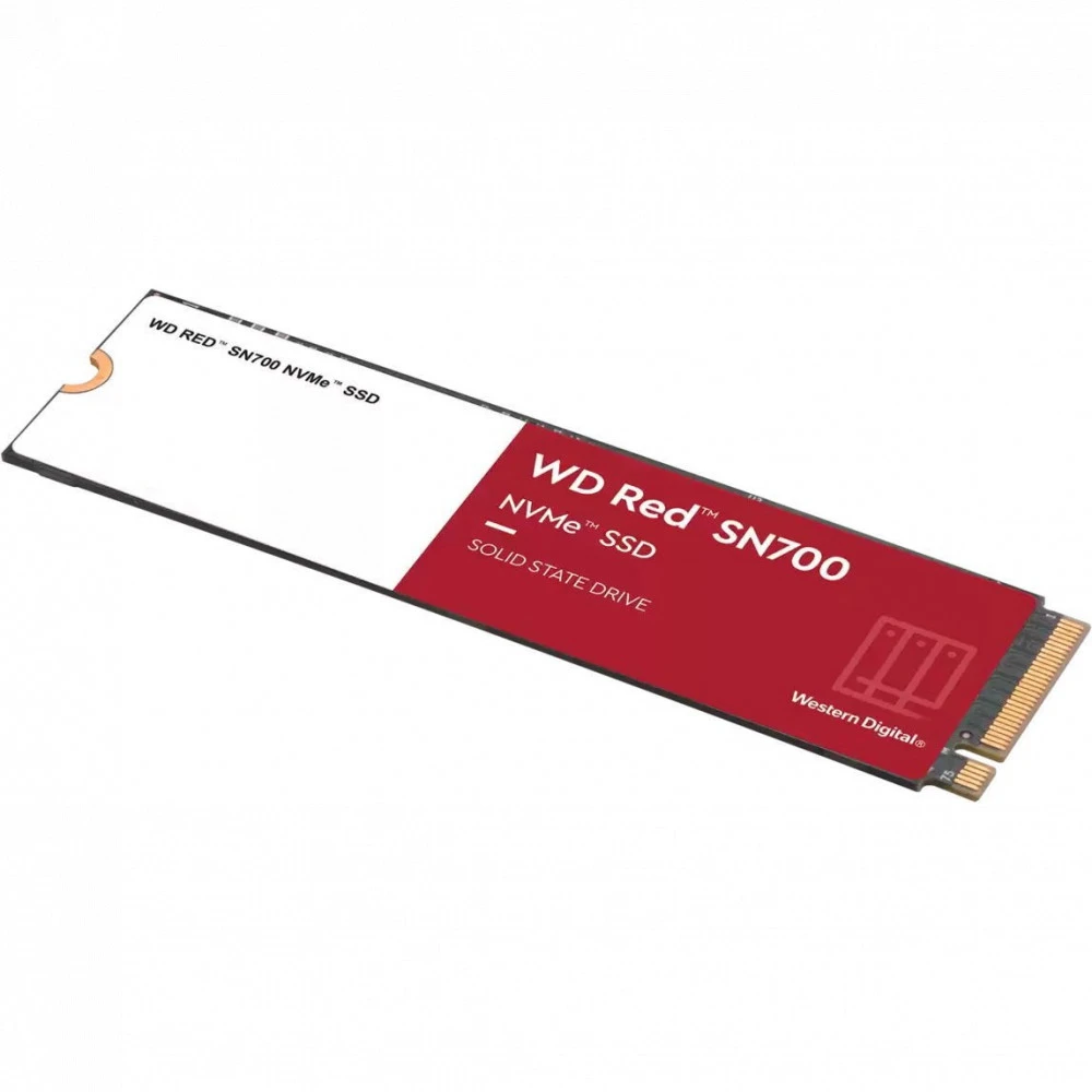 Жесткий диск Western Digital SSD Red SN700 NVMe for NAS WDS200T1R0C SSD (твердотельные), 2 ТБ, M.2, PCIe