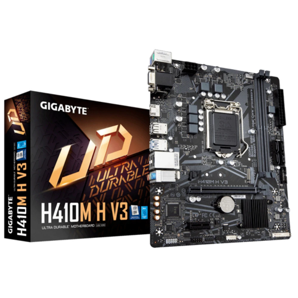 Материнская плата Gigabyte GA-H410M-H V3 Micro-ATX, LGA 1200