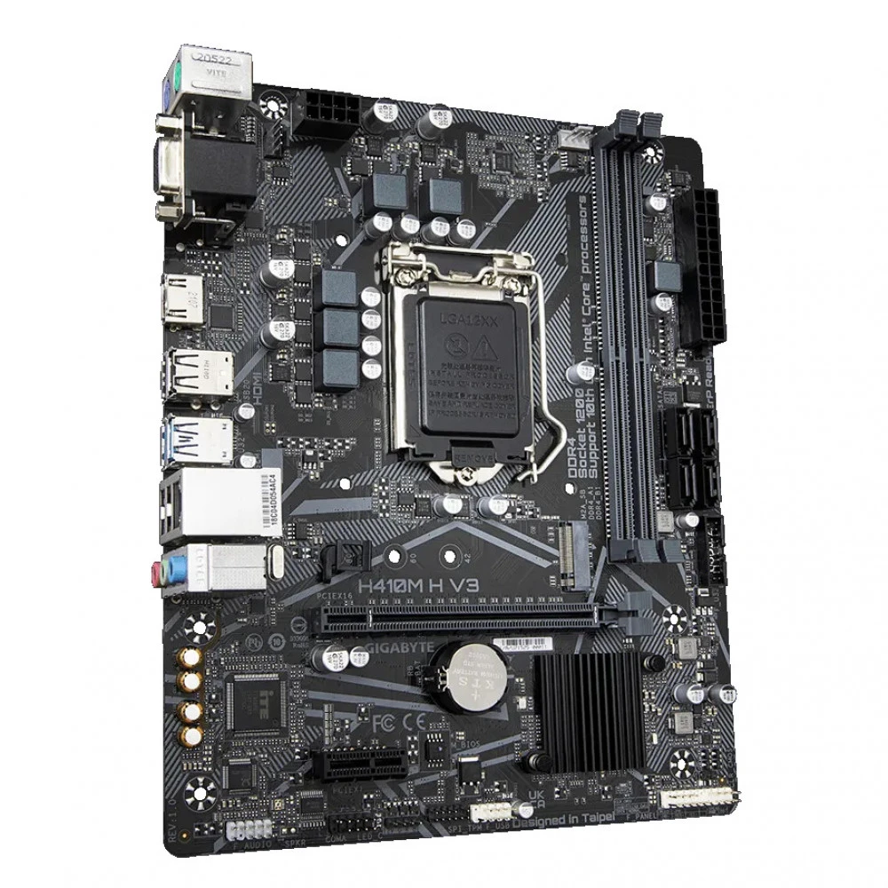 Материнская плата Gigabyte GA-H410M-H V3 Micro-ATX, LGA 1200