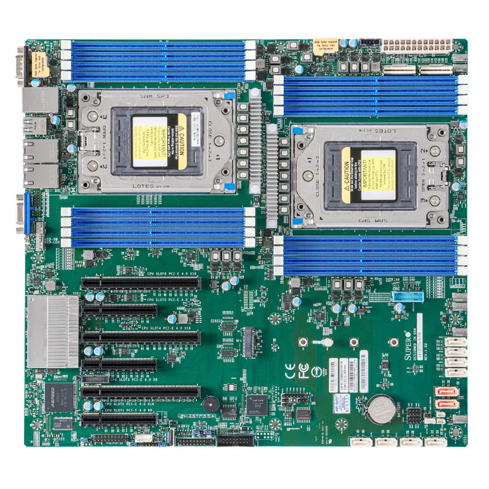 Серверная материнская плата Supermicro MBD-H12DSI-NT6-B