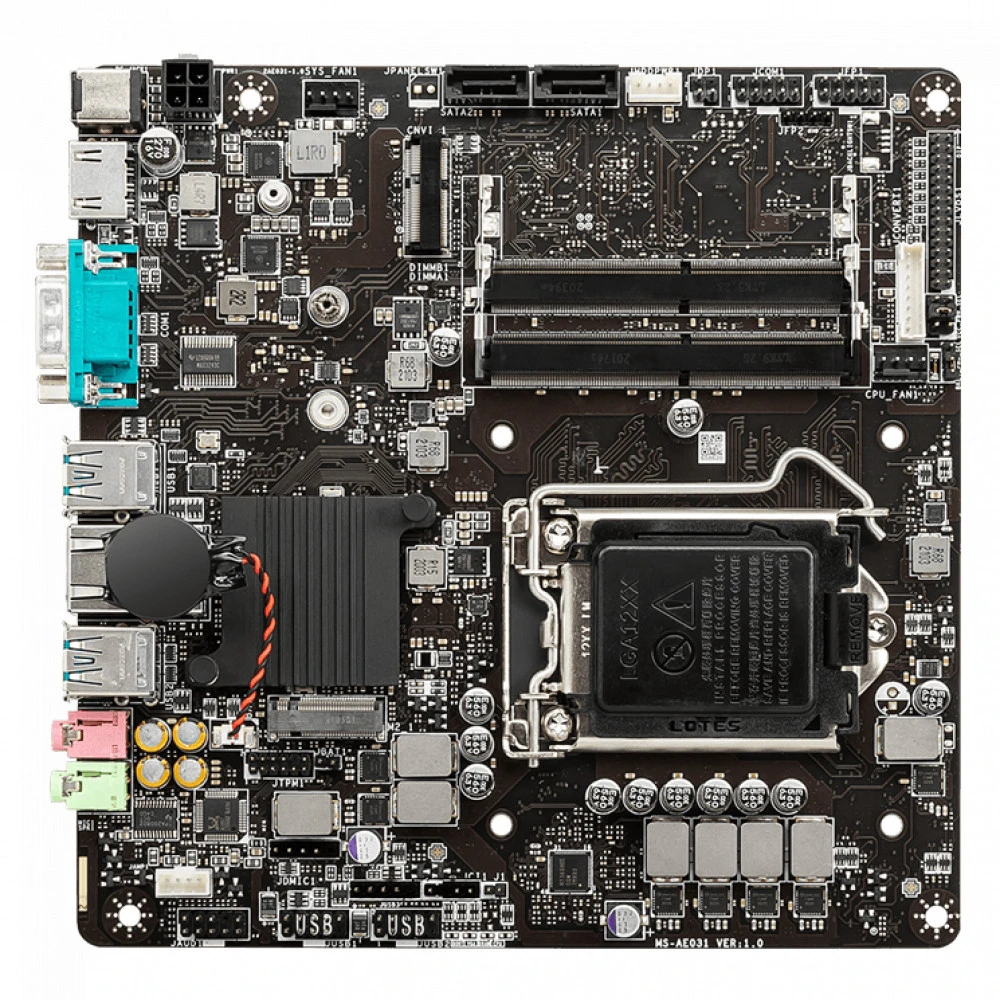 Материнская плата MSI H510TI-S09 Mini-ITX, LGA 1200