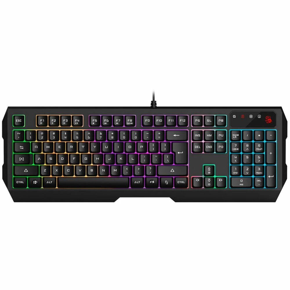 Клавиатура A4Tech Bloody B135N RGB Neon Проводная, USB