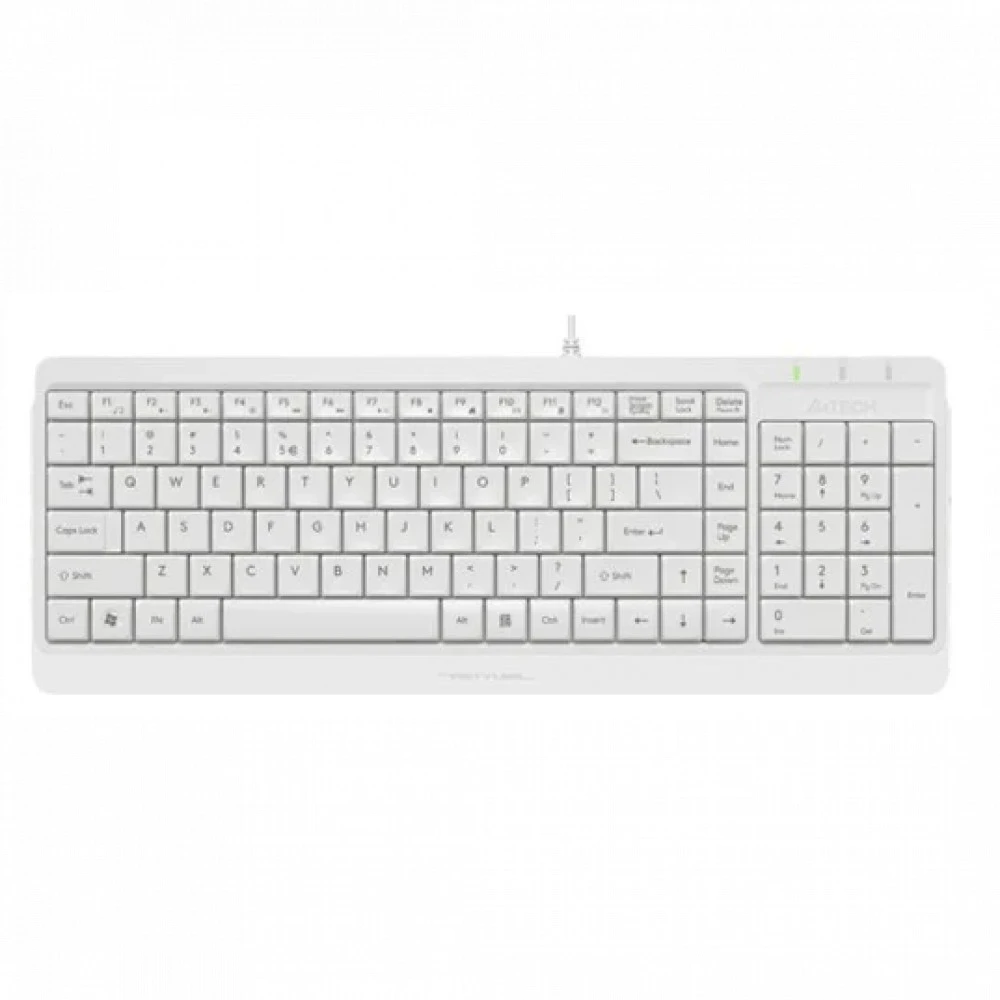 Клавиатура A4Tech Fstyler FK15 FK15 WHITE Проводная, USB