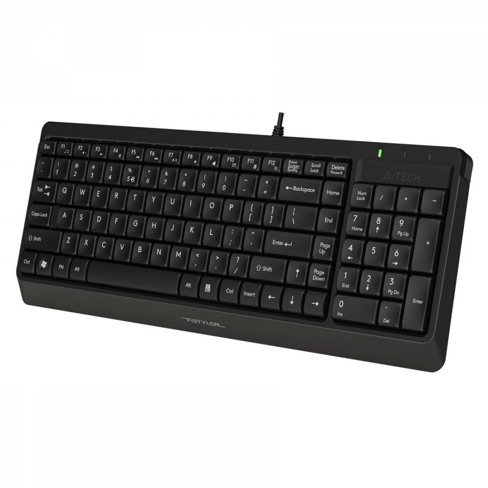 Клавиатура + мышь A4Tech Fstyler F1512 F1512 BLACK