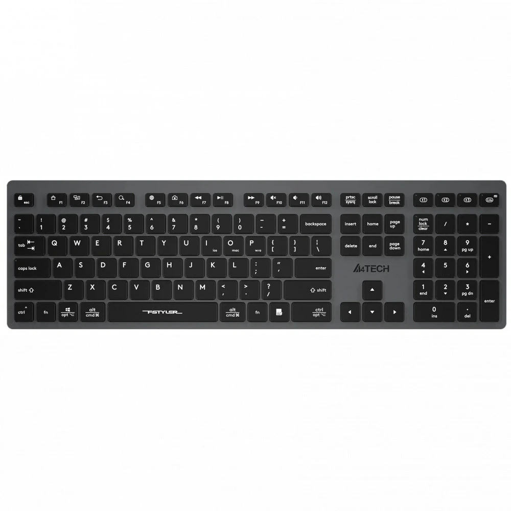 Клавиатура A4Tech FBX50C GREY Беспроводная, Bluetooth
