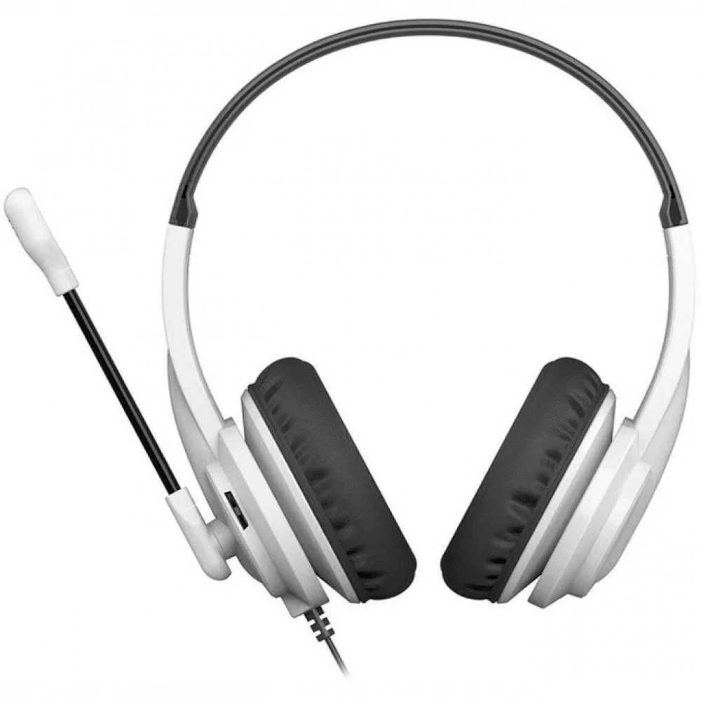 Наушники A4Tech HU-10 HU-10/USB/BLACK+WHITE