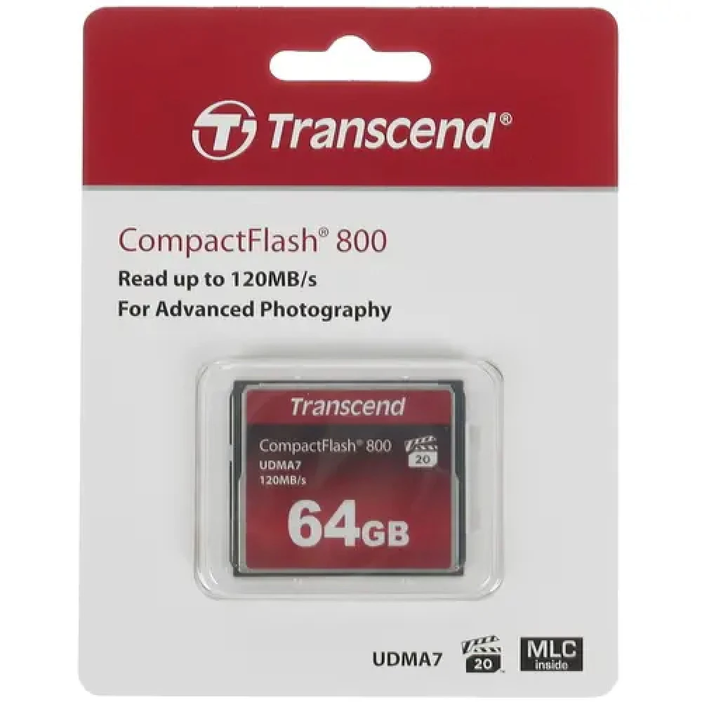 Флеш (Flash) карты Transcend Premium CF TS64GCF800 64 ГБ