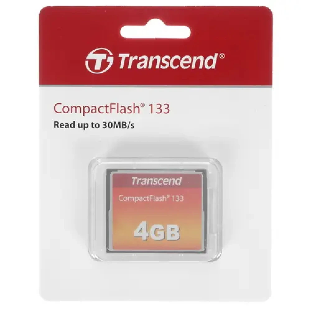 Флеш (Flash) карты Transcend CF (Compact Flash) TS4GCF133 4 ГБ