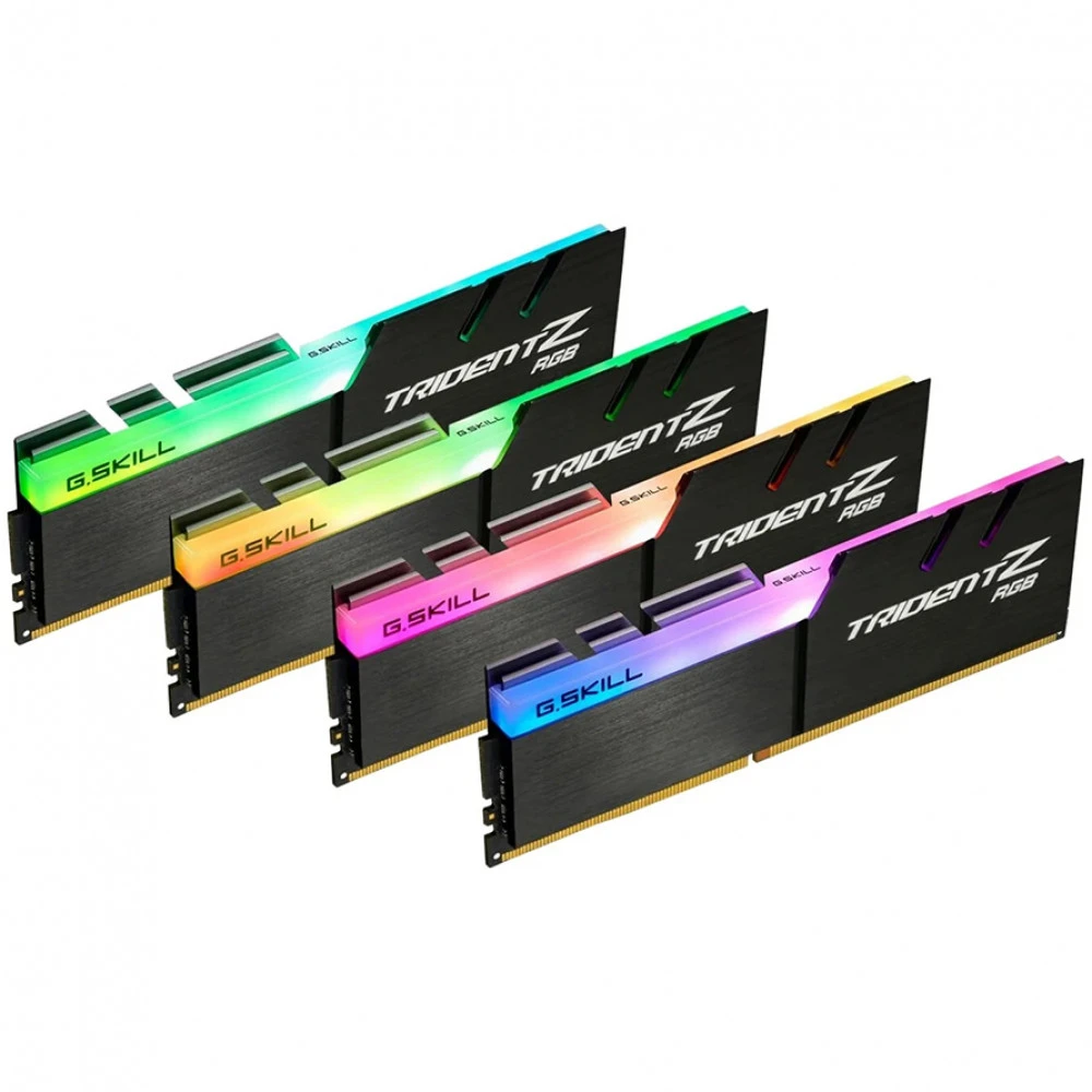 ОЗУ G.Skill TridentZ RGB 32GB F4-3600C19Q-32GTZRB DIMM, DDR4, 32 Гб (4 х 8 Гб), 3600 МГц