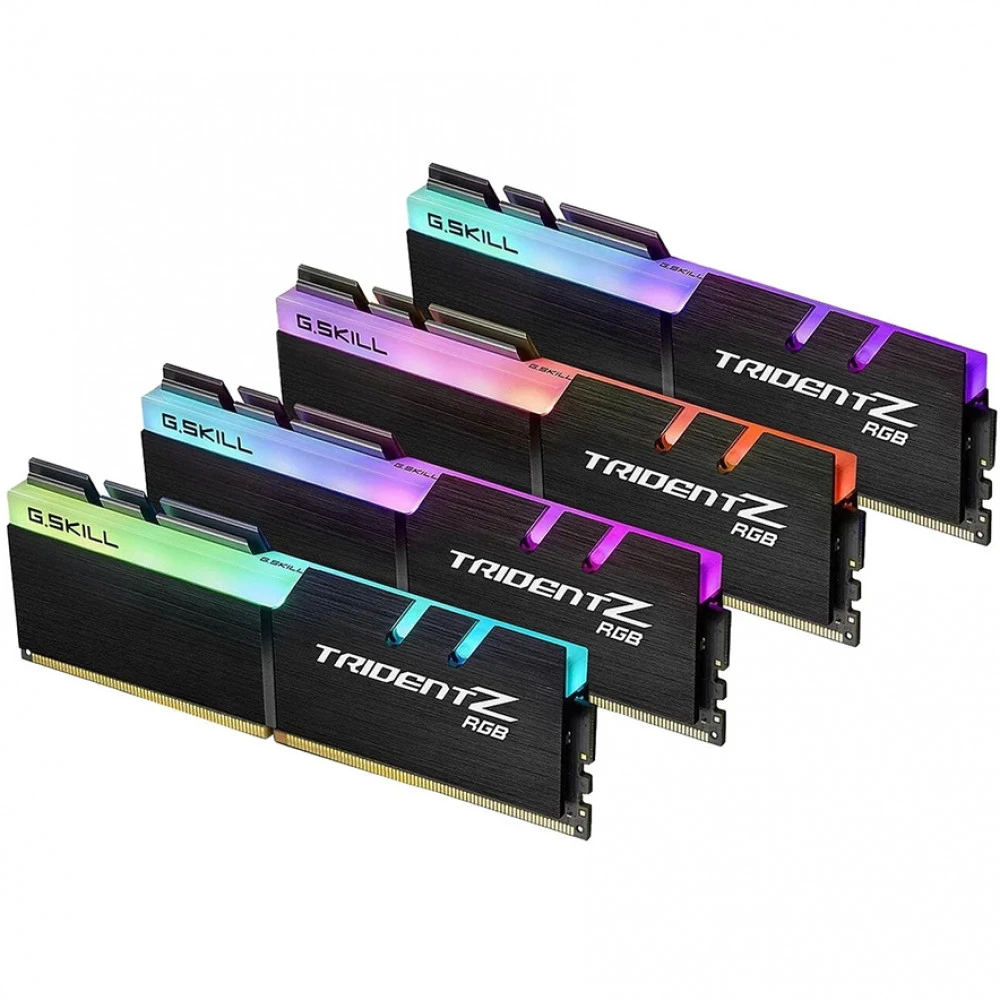 ОЗУ G.Skill TridentZ RGB 32GB F4-3600C19Q-32GTZRB DIMM, DDR4, 32 Гб (4 х 8 Гб), 3600 МГц