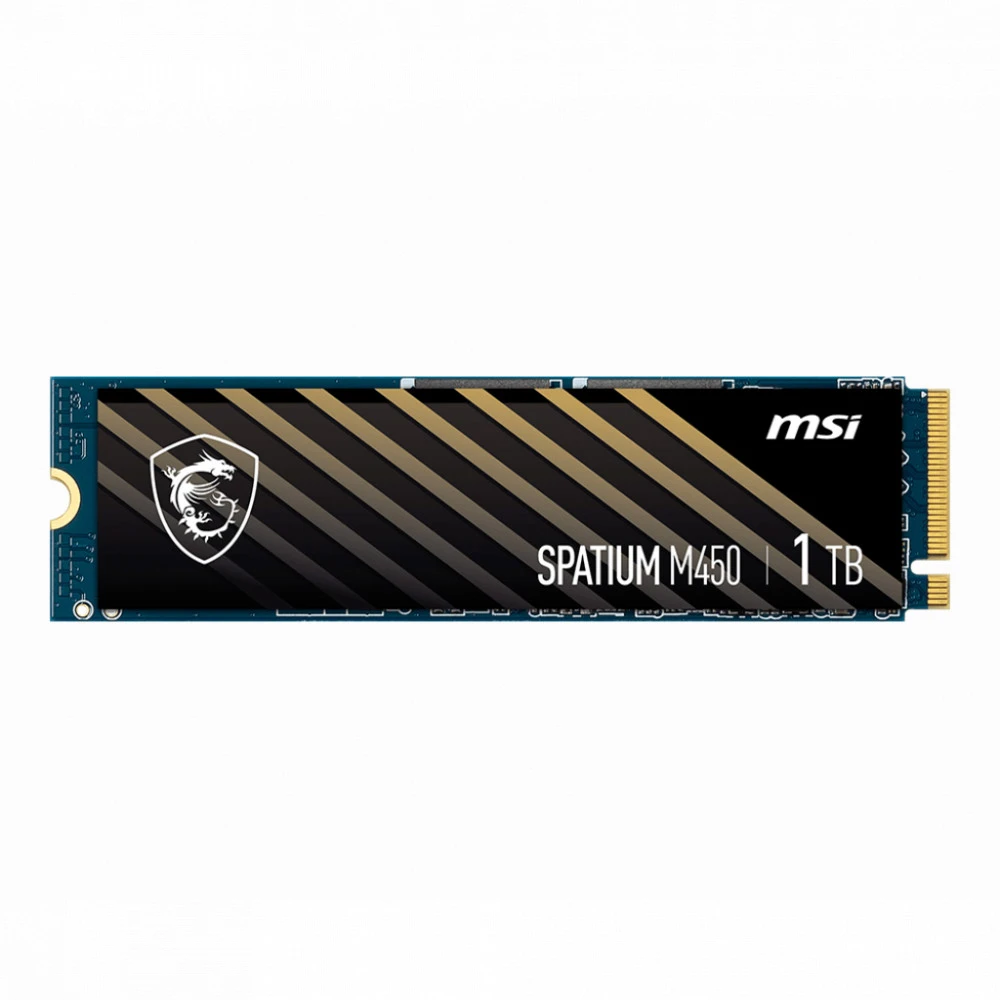 Жесткий диск MSI SPATIUM M450 PCIe 4.0 NVMe M.2 1TB SSD (твердотельные), 1 ТБ, M.2, PCIe