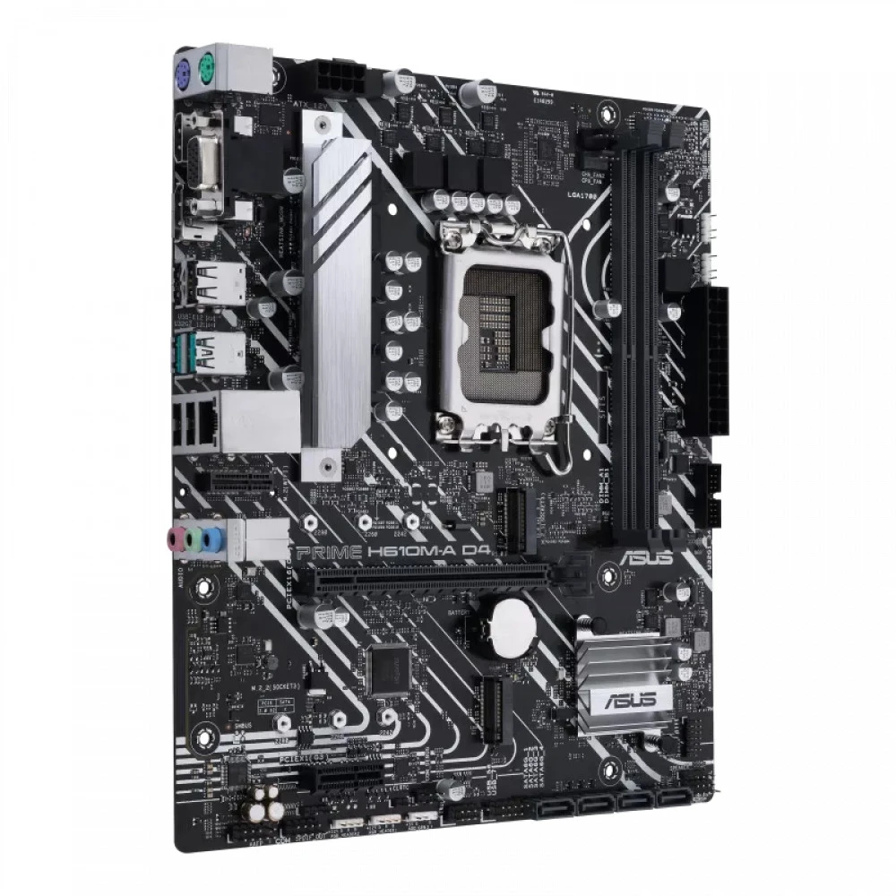 Материнская плата Asus PRIME H610M-A D4-CSM 90MB19P0-M0EAYC Micro-ATX, LGA 1700