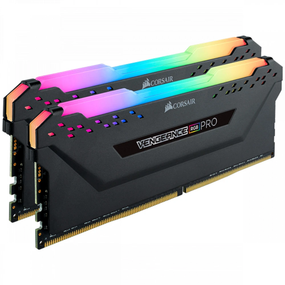 ОЗУ Corsair Vengeance RGB PRO CMW32GX4M2E3200C16 DIMM, DDR4, 32 Гб (2 х 16 Гб), 3200 МГц