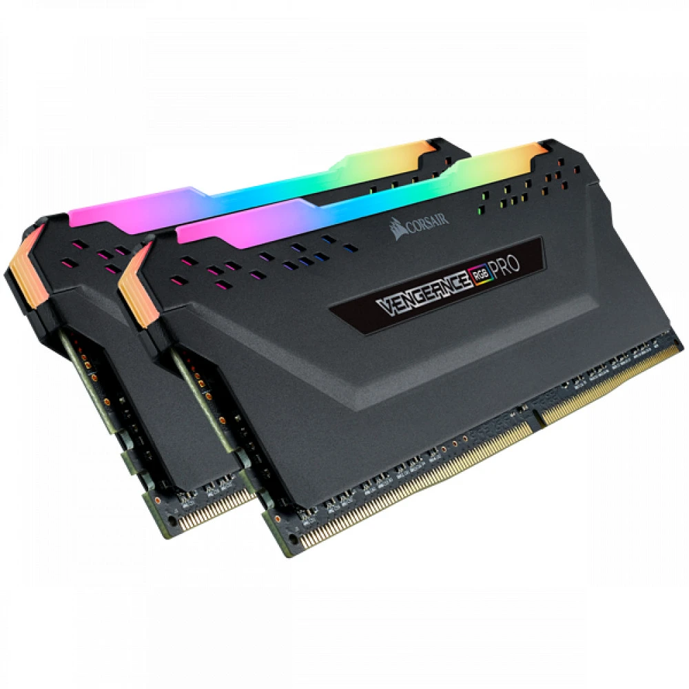 ОЗУ Corsair Vengeance RGB PRO CMW32GX4M2E3200C16 DIMM, DDR4, 32 Гб (2 х 16 Гб), 3200 МГц