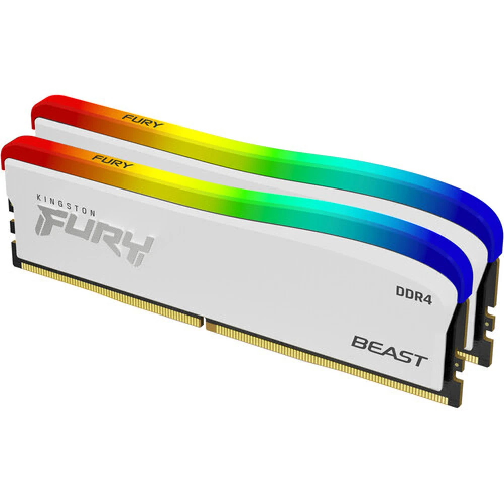 ОЗУ Kingston FURY Beast RGB 16GB KF432C16BWAK2/16 DIMM, DDR4, 16 Гб (2 х 8 Гб), 3200 МГц