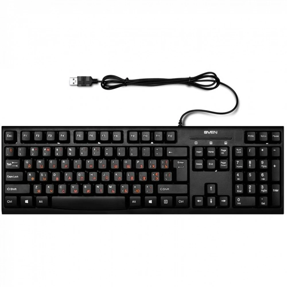 Клавиатура Sven KB-S300 SV-015756 Проводная, USB