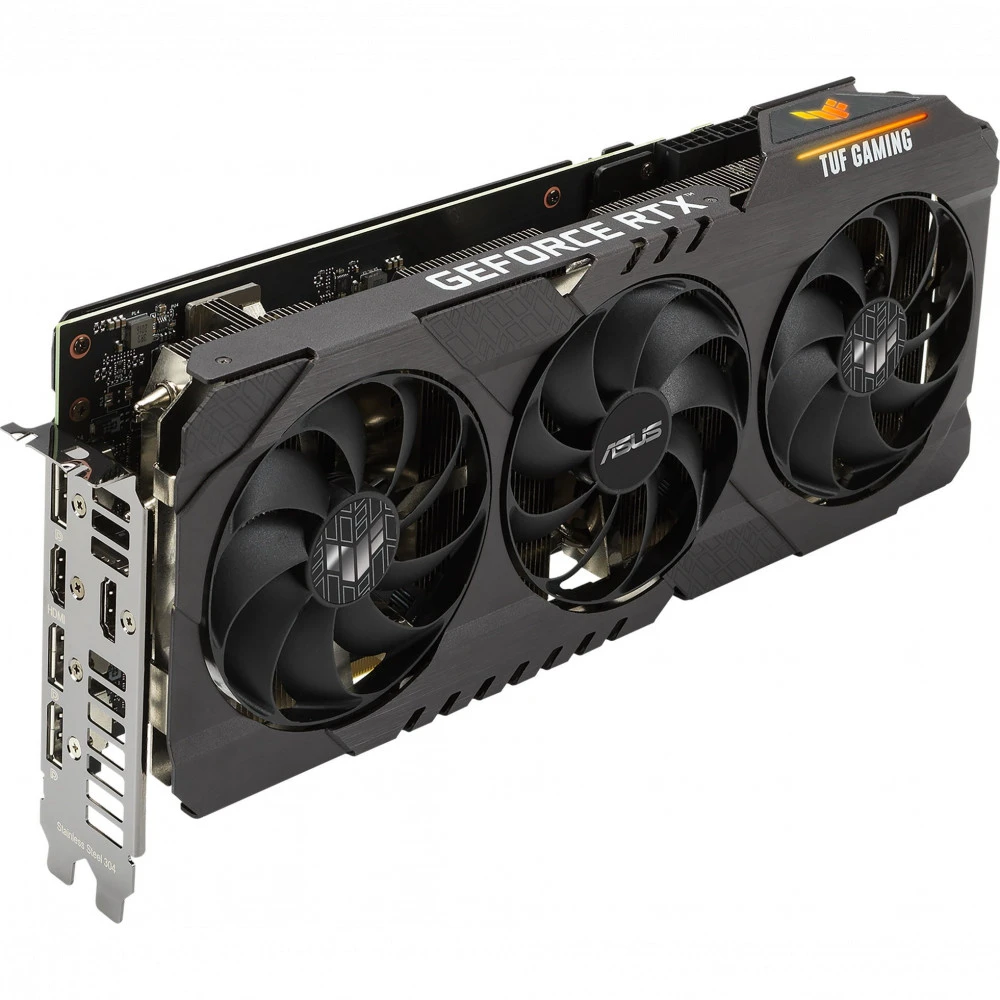 Видеокарта Asus RTX 3070 TUF Gaming OC V2 TUF-RTX3070-O8G-V2-GAMING LHR 8 ГБ