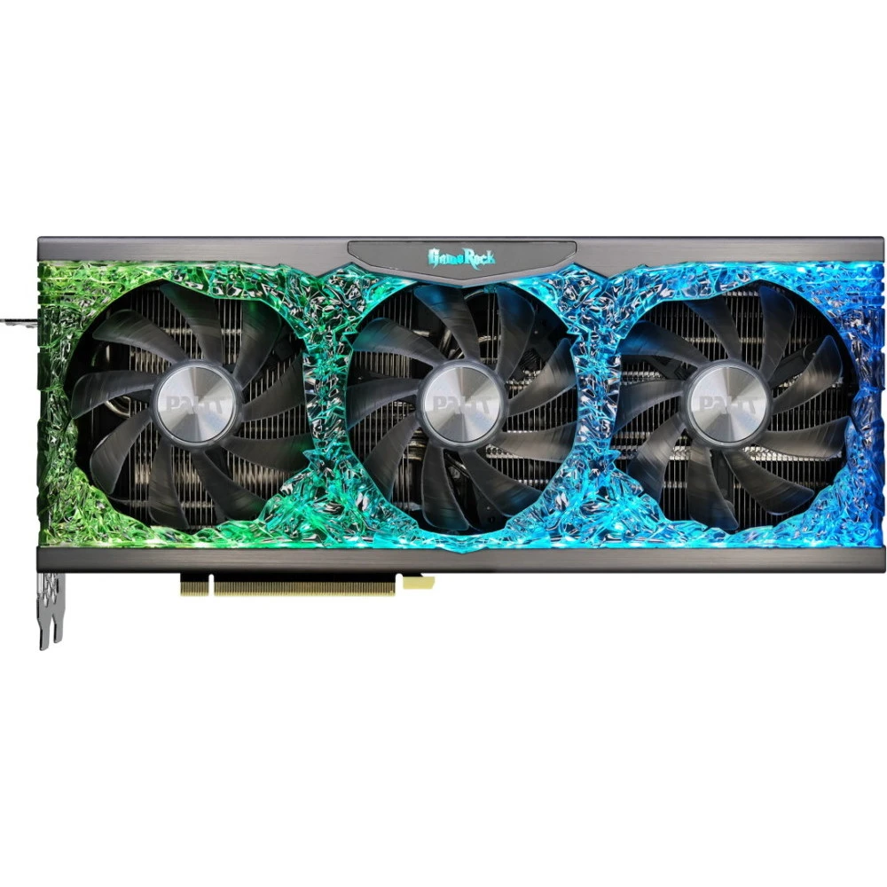 Видеокарта Palit RTX 3070 GameRock V1 NE63070019P2-1040G V1 LHR 8 ГБ