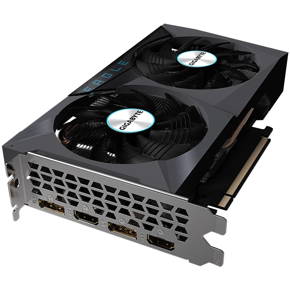 Видеокарта Gigabyte GeForce RTX3050 GV-N3050EAGLE OC-8GD R1.0 LHR 8 ГБ