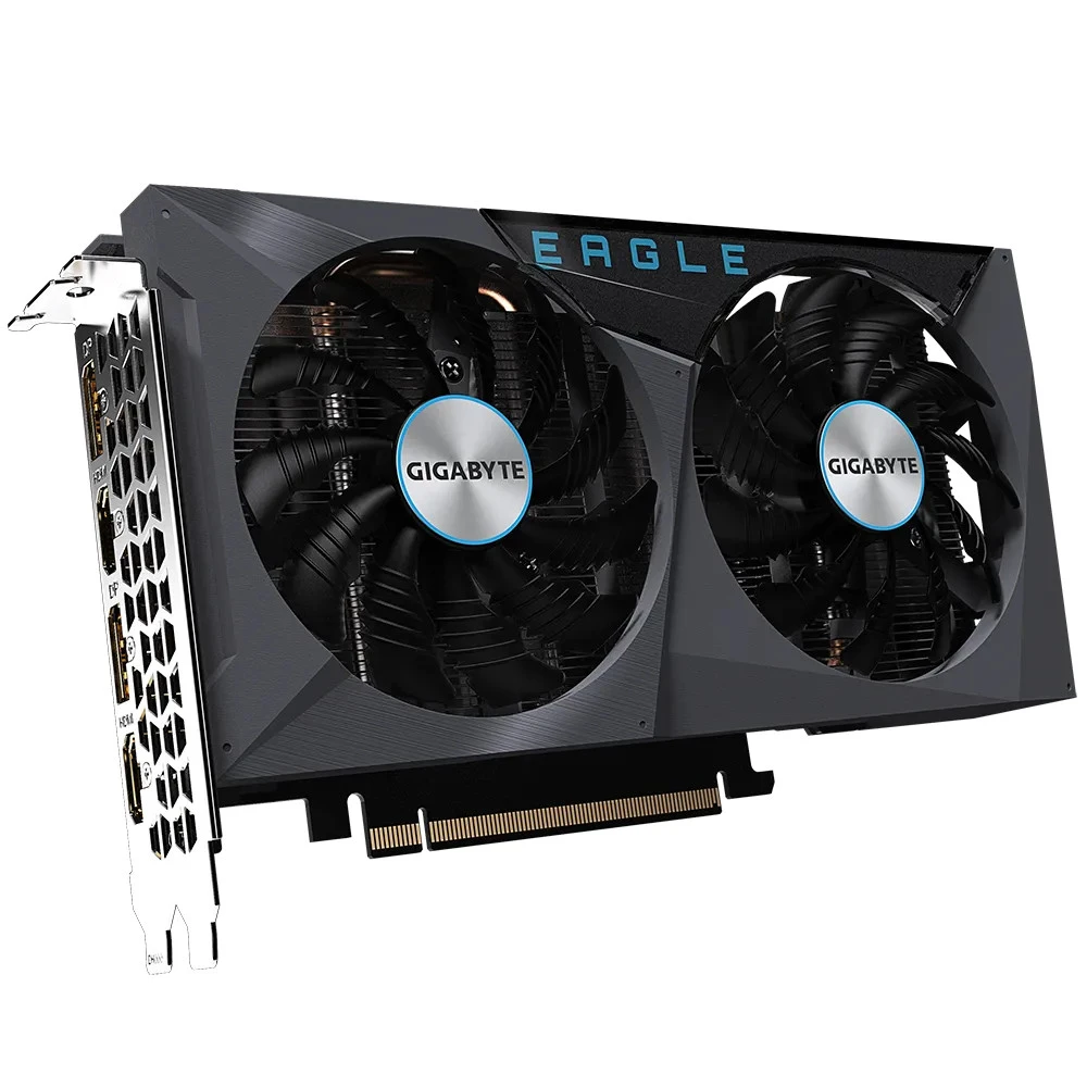 Видеокарта Gigabyte GeForce RTX3050 GV-N3050EAGLE OC-8GD R1.0 LHR 8 ГБ