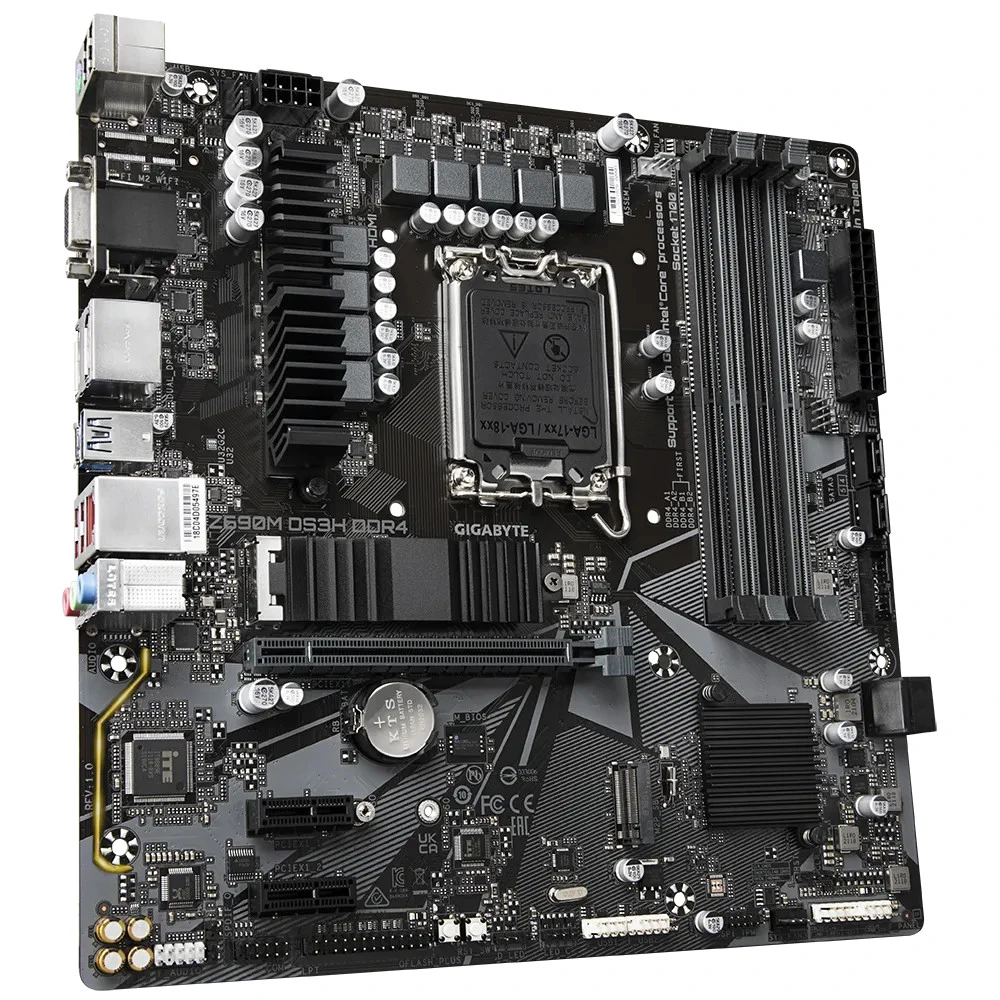 Материнская плата Gigabyte Z690M DS3H DDR4 (REV1.0) Micro-ATX, LGA 1700