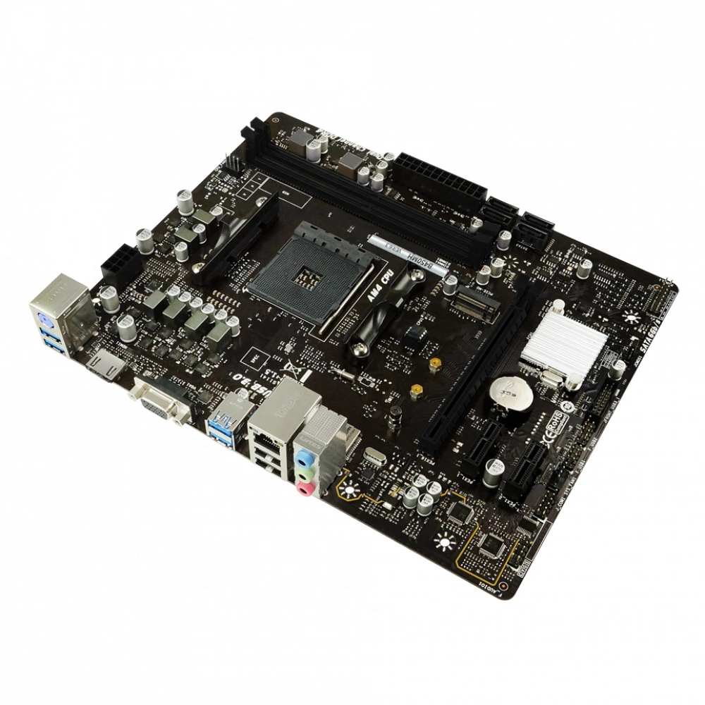 Материнская плата BIOSTAR B450MH AB45CM4S - R05 VER 6.3 Micro-ATX, AMD AM4