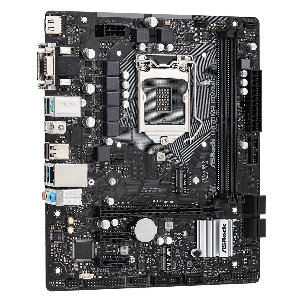 Материнская плата ASRock H470M-HDV/M.2 90-MXBG80-A0UAYZ Micro-ATX, LGA 1200