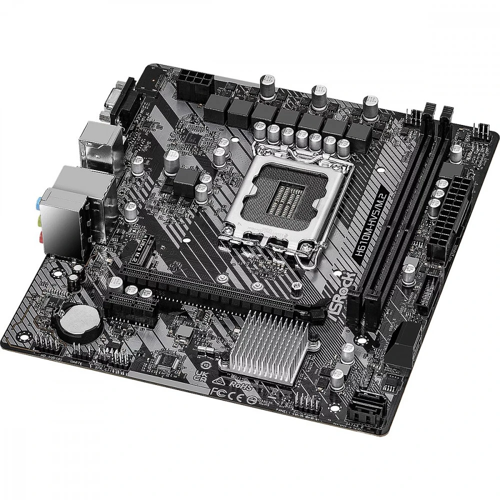 Материнская плата ASRock H610M-HVS/M.2 R2.0 Micro-ATX, LGA 1700