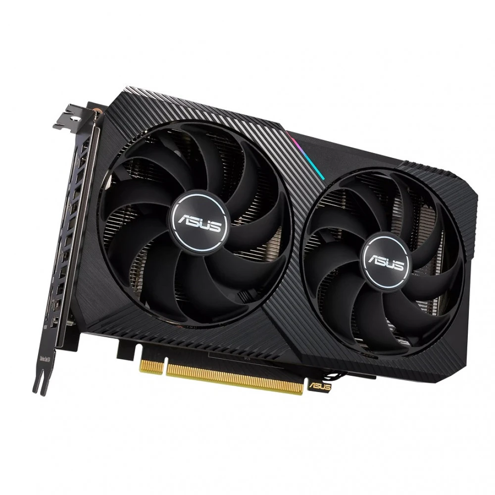 Видеокарта Asus GeForce RTX3050 DUAL-RTX3050-O8G LHR 8 ГБ