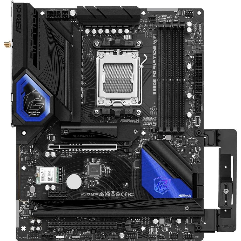 Материнская плата ASRock B650E PG RIPTIDE WIFI ATX, AMD AM5