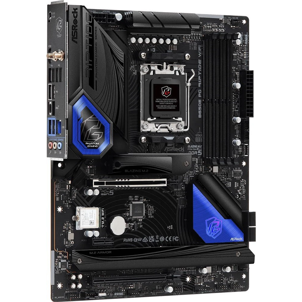 Материнская плата ASRock B650E PG RIPTIDE WIFI ATX, AMD AM5
