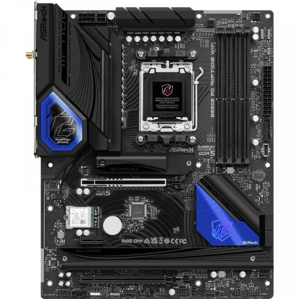 Материнская плата ASRock B650E PG RIPTIDE WIFI ATX, AMD AM5