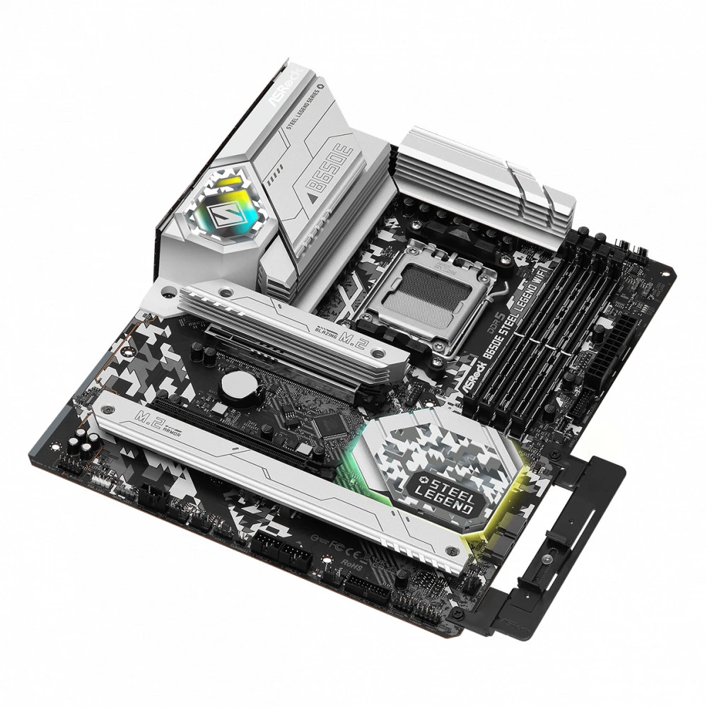 Материнская плата ASRock B650E STEEL LEGEND WIFI ATX, AMD AM5