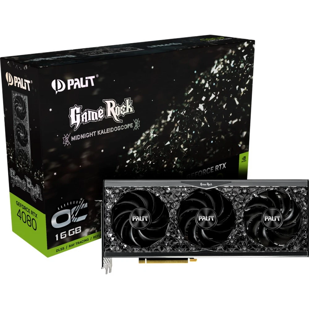 Видеокарта Palit RTX4080 GameRock OC NED4080S19T2-1030G 16 ГБ