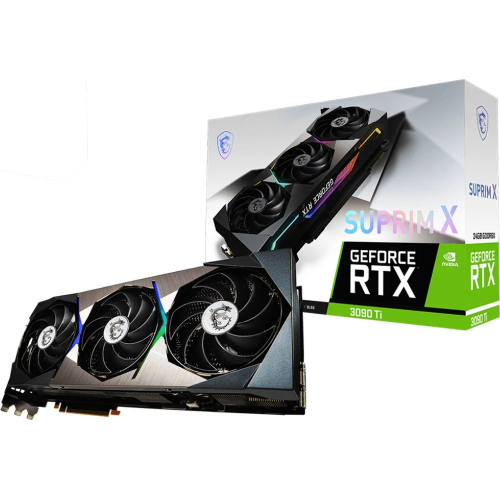Видеокарта MSI RTX 3090 Ti Suprim X MSI RTX 3090 TI SUPRIM X 24 ГБ