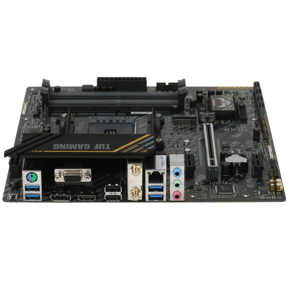 Материнская плата Asus TUF GAMING A520M-PLUS WIFI TUF GAMING A520M-PLUS WIFI				TUF GAMING A520M-PLU Micro-ATX, AMD AM4