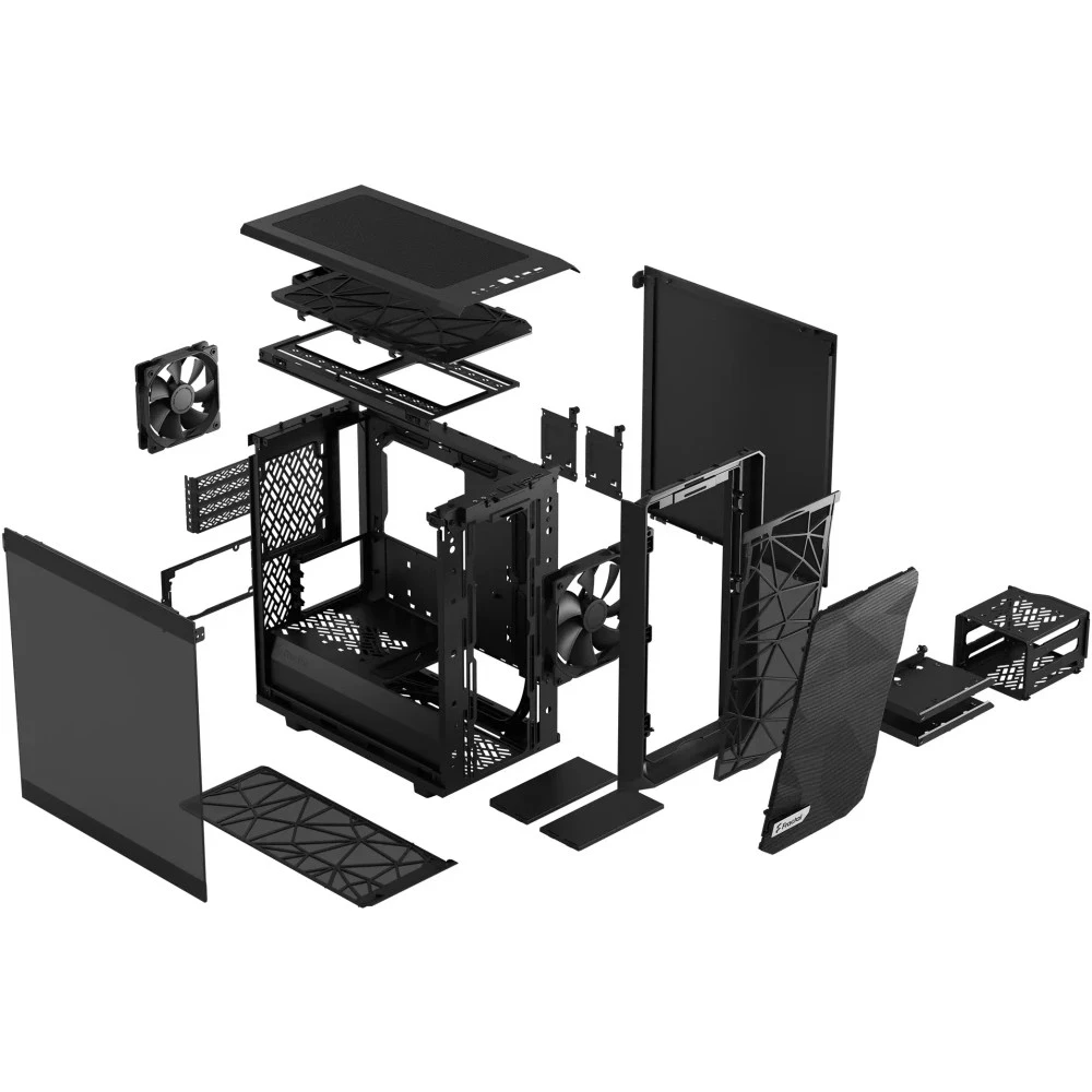 Корпус FRACTAL DESIGN Meshify 2 Mini Black TG Dark Tint FD-C-MES2M-01 Mid-Tower