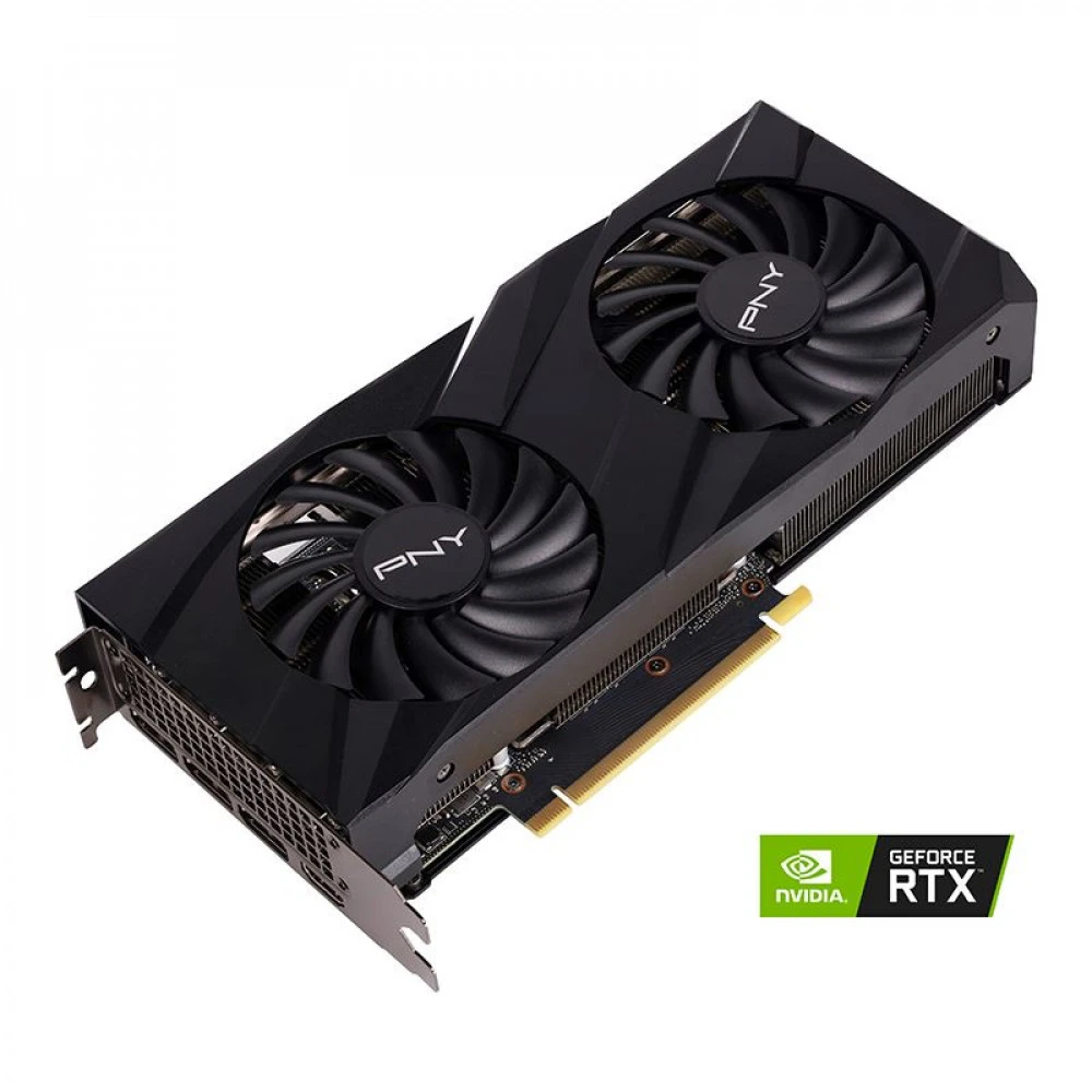 Видеокарта PNY GeForce RTX 3060 12GB VERTO Dual Fan VCG306012DFBPB1 12 ГБ