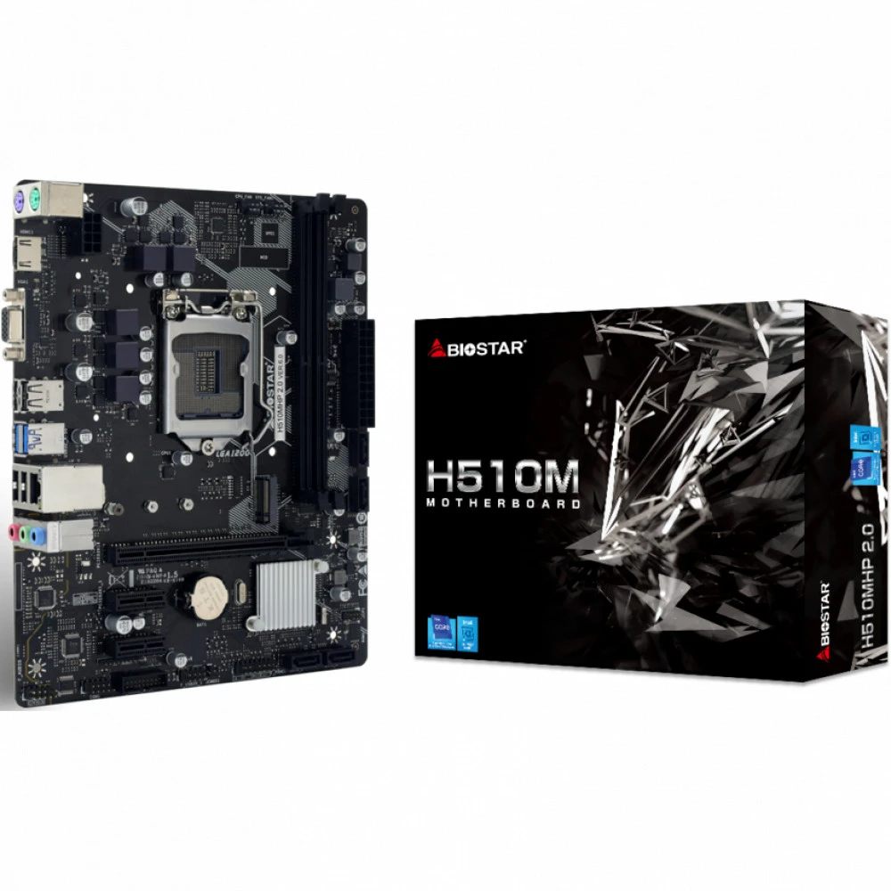 Материнская плата BIOSTAR H510MHP 2.0 Micro-ATX, LGA 1200