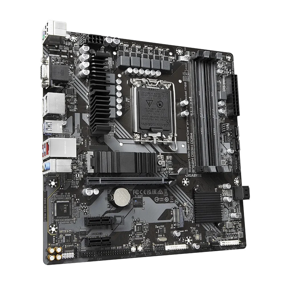 Материнская плата Gigabyte B760M DS3H DDR4 Micro-ATX, LGA 1700