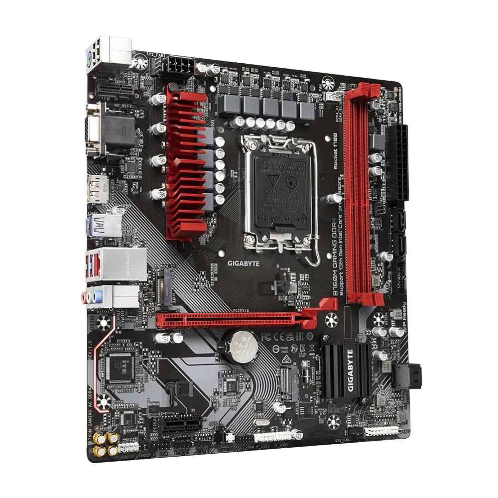 Материнская плата Gigabyte B760M GAMING DDR4 Micro-ATX, LGA 1700