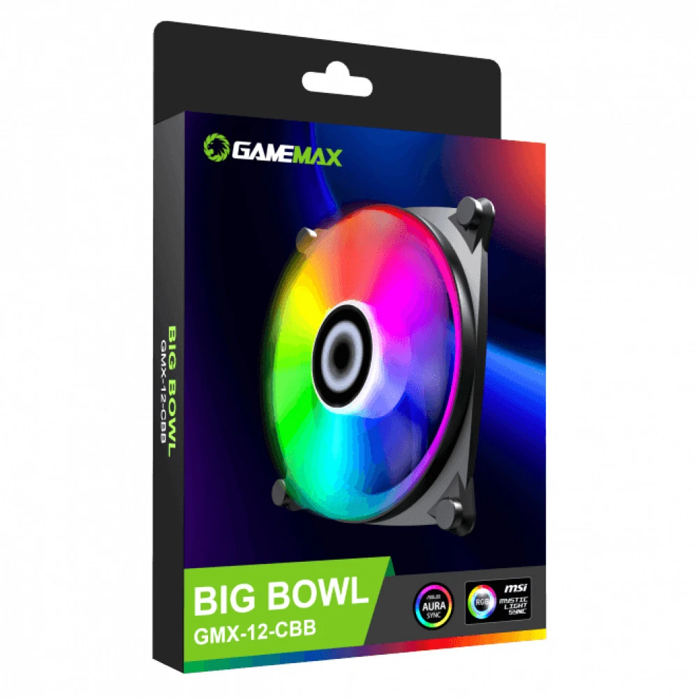 Система охлаждения GameMax GMX-12-CBB Big Bowl ARGB GMX-12-CBB BIG BOWL ARGB Для системного блока