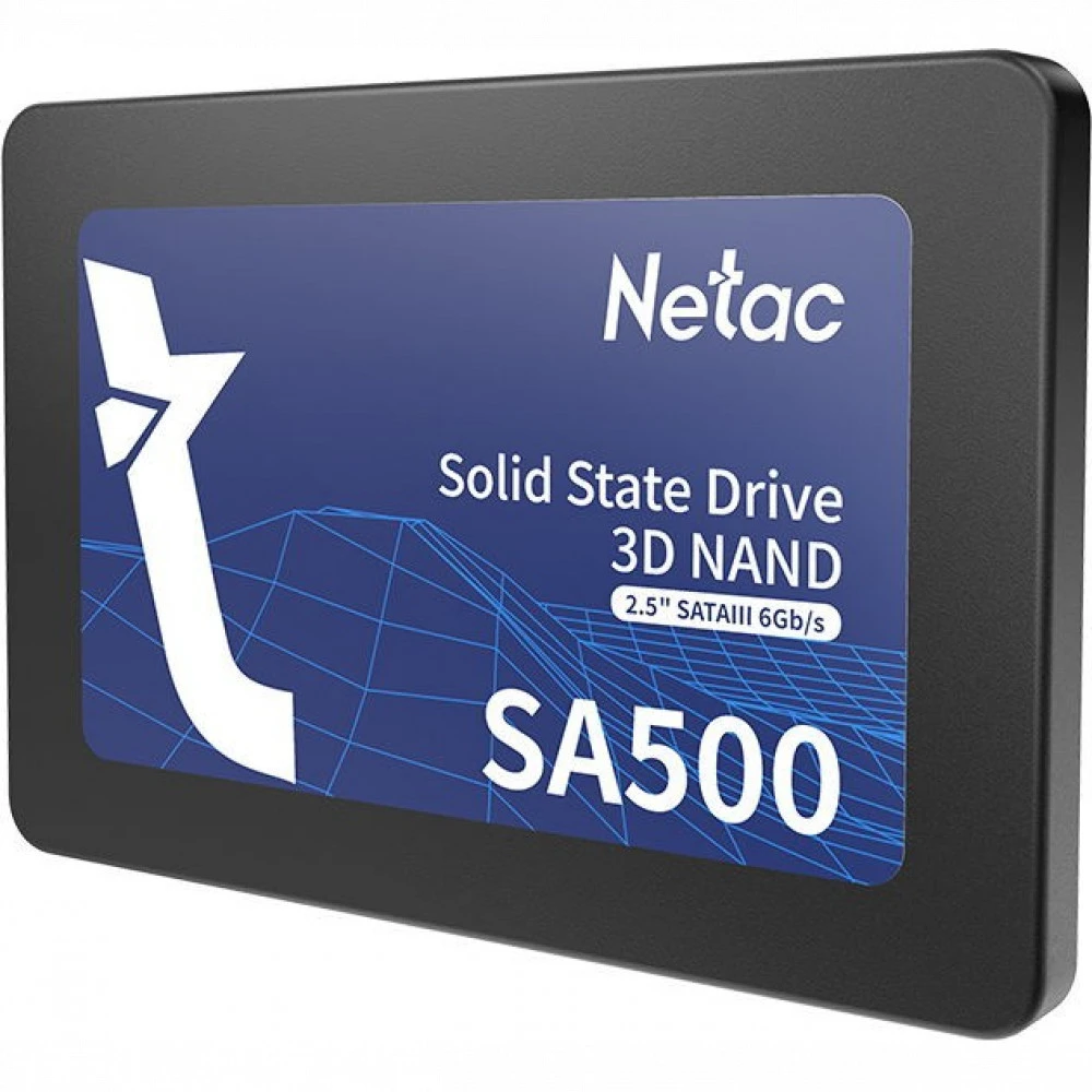Жесткий диск Netac SA500 NT01SA500-120G-S3X SSD (твердотельные), 120 ГБ, 2.5 дюйма, SATA