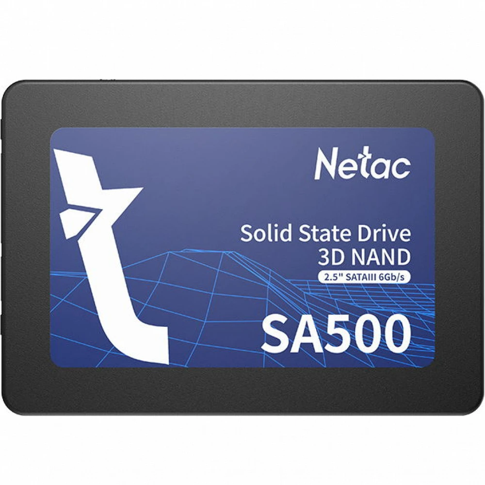 Жесткий диск Netac SA500 NT01SA500-120G-S3X SSD (твердотельные), 120 ГБ, 2.5 дюйма, SATA