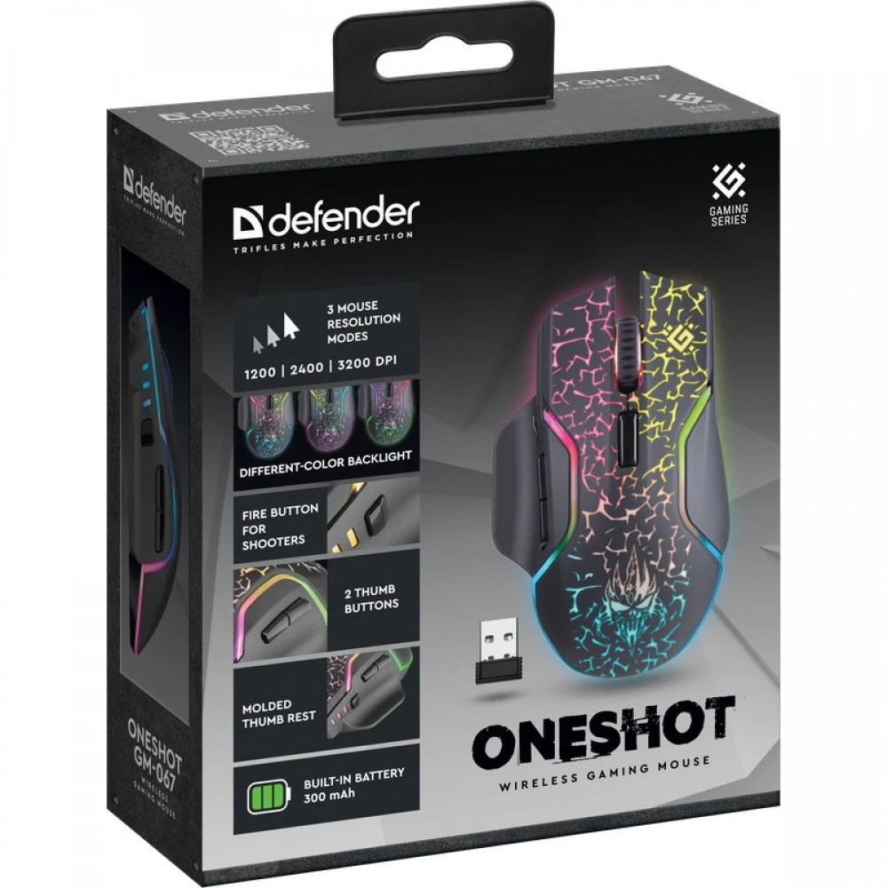 Мышь Defender Oneshot GM-067 52067