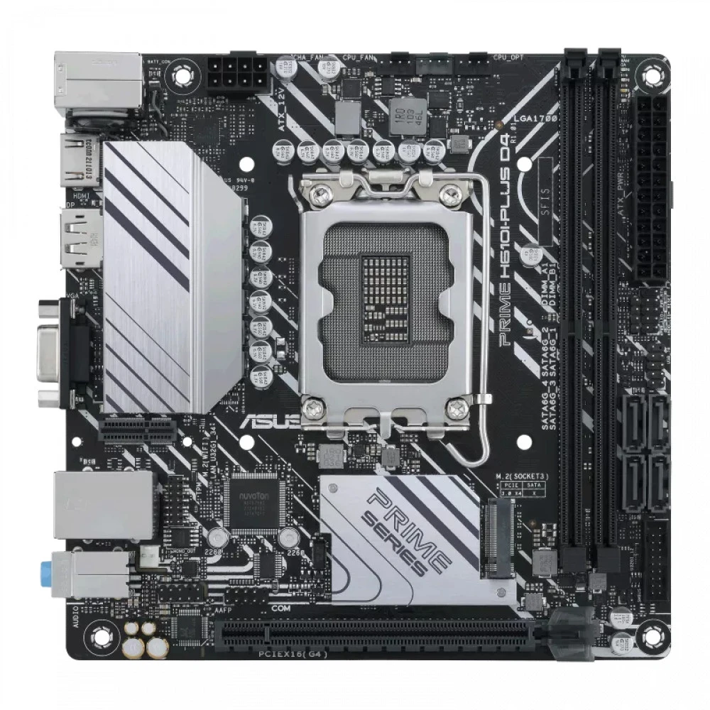 Материнская плата Asus Prime H610I-Plus D4 90MB1B20-M0EAYC Mini-ITX, LGA 1700