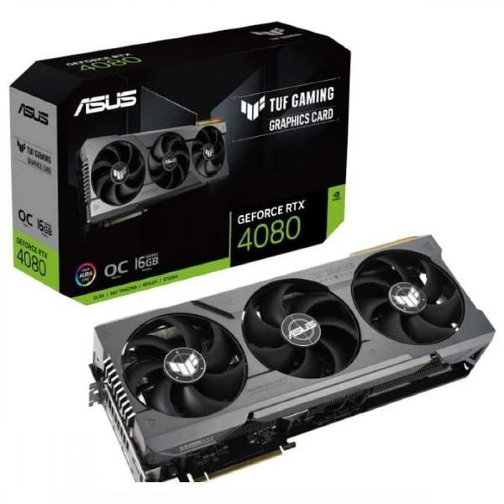 Видеокарта Asus TUF GeForce RTX 4080 Gaming OC 90YV0IB0-M0NA00 16 ГБ