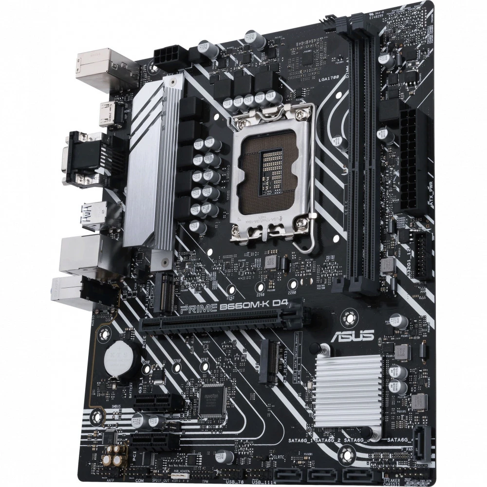 Материнская плата Asus PRIME_B660M-K_D4 Micro-ATX, LGA 1700