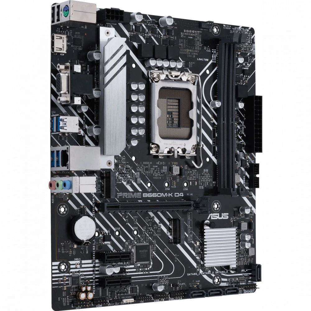 Материнская плата Asus PRIME_B660M-K_D4 Micro-ATX, LGA 1700