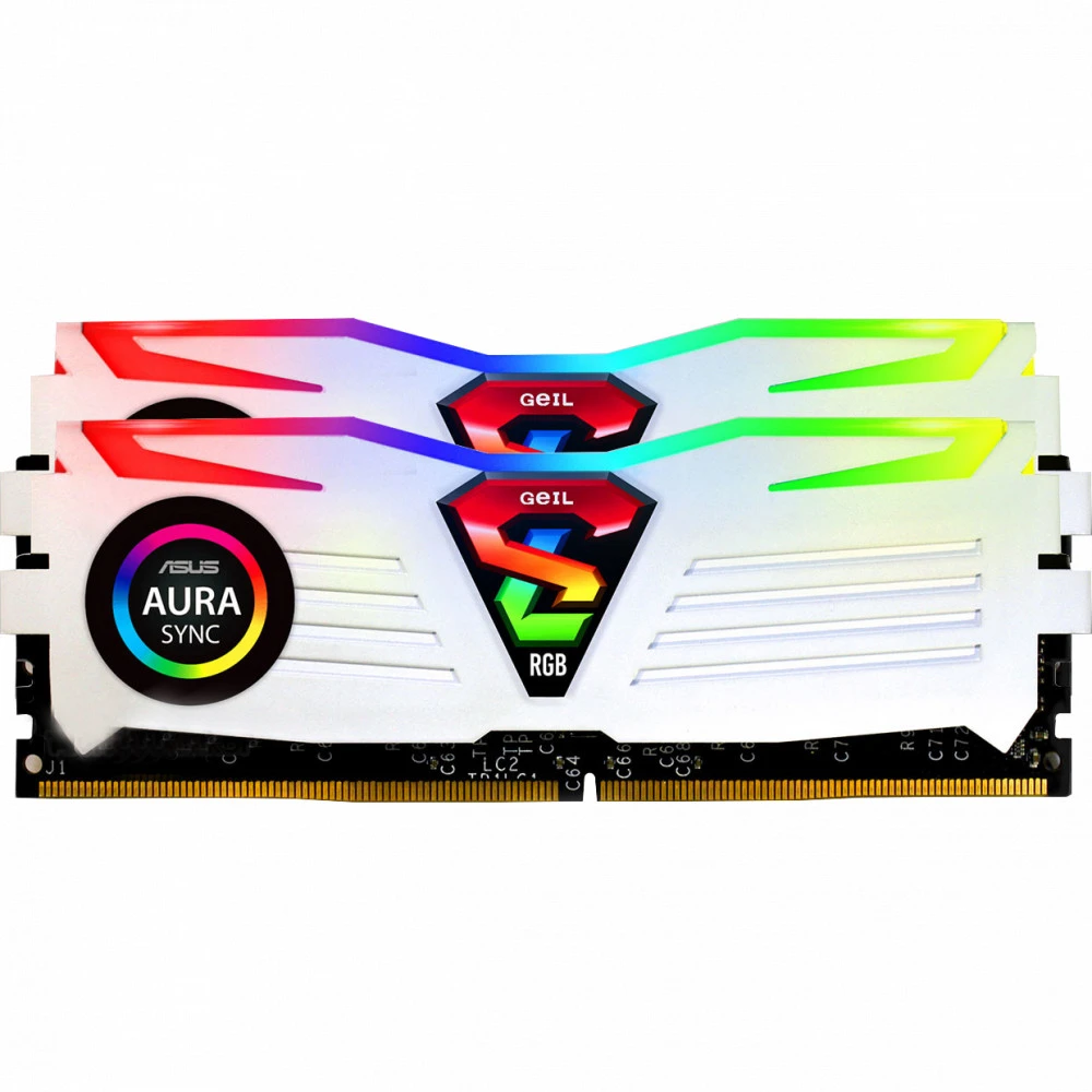 ОЗУ Geil SUPER LUCE RGB SYN SERIES GLWS416GB2400C17DC DIMM, DDR4, 16 Гб (2 х 8 Гб), 2400 МГц